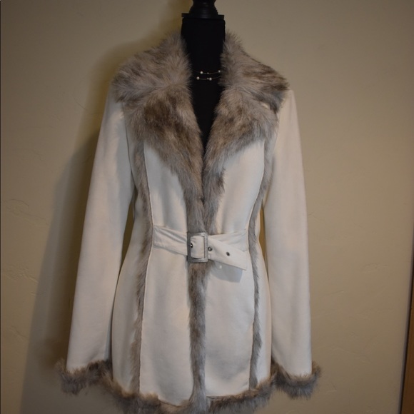 Bebe Faux Fur Women’s Coat! Size: M - Picture 3 of 13